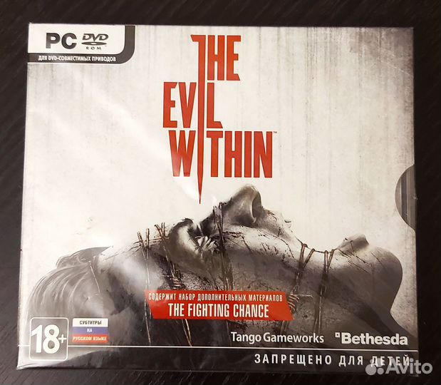 Новая игра The Evil within на PC в упаковке