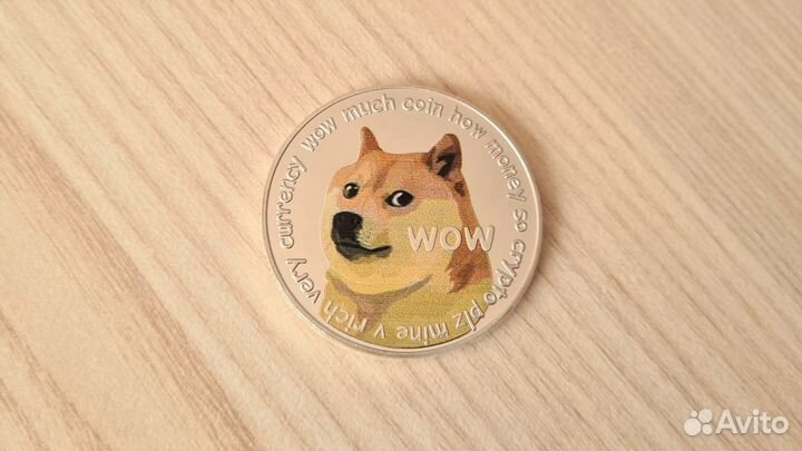 Новая Коллекционная монета Dogeсoin Silver