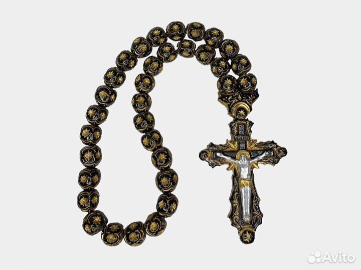 Автомобильные чётки-крест, православные, подвеска