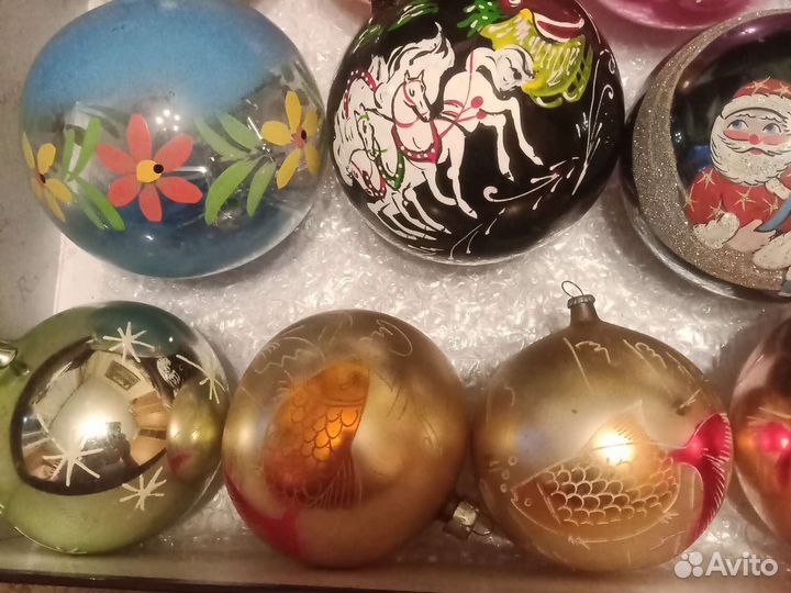 Елочные игрушки СССР шары1
