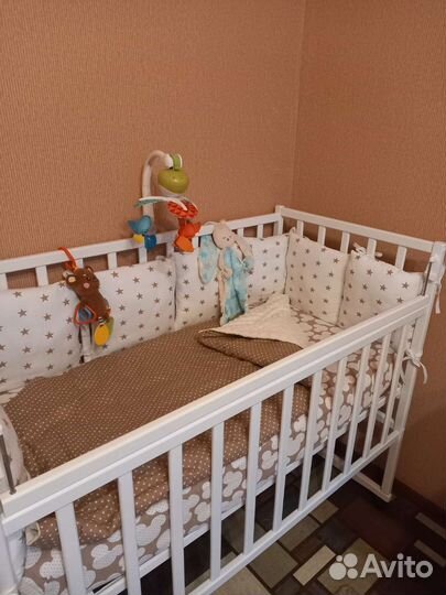 Бортики в детскую кроватку