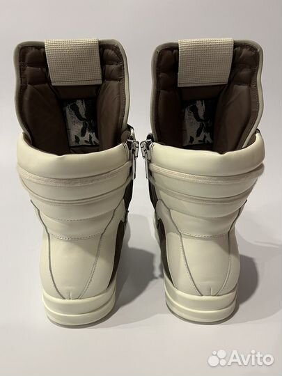 Rick Owens Geobasket Suede Dust New