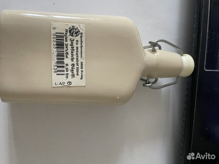 Бутылка-фляга керамика