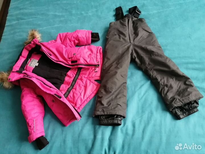 Зимний костюм для девочки 104
