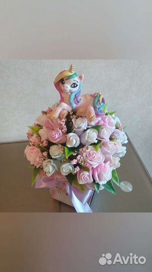 Букет из мыла