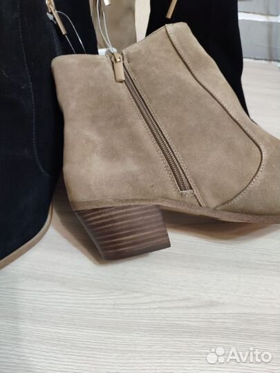 Ботильоны, ботинки женские бежевые 41,5