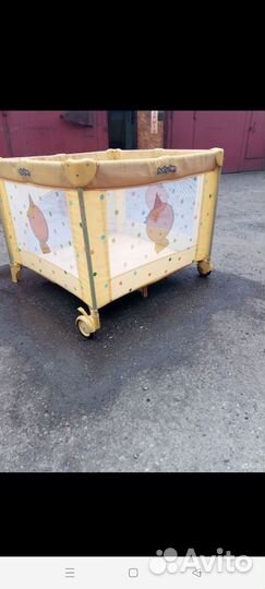 Манеж детский складной