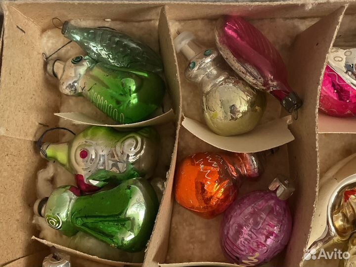 Елочные игрушки СССР