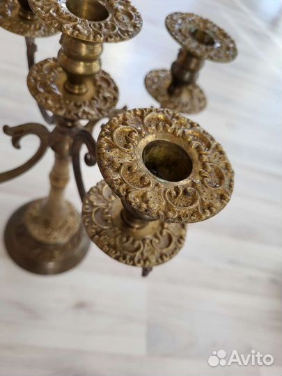 Бронзовый подсвечник