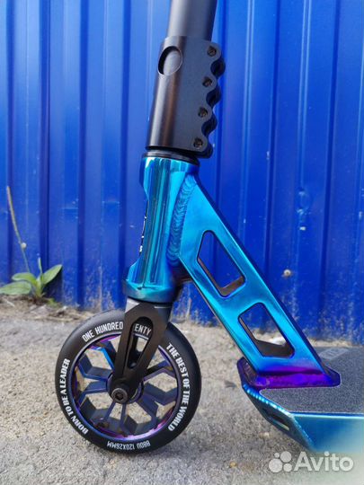 Самокат трюковой KMS Luxary 120 mm/ синий
