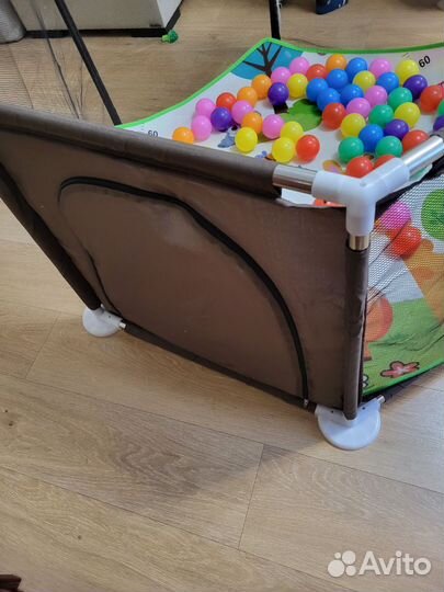 Большой детский складной манеж