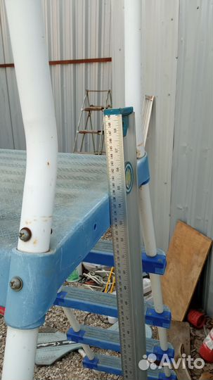 Лестница для каркасного бассейна бу