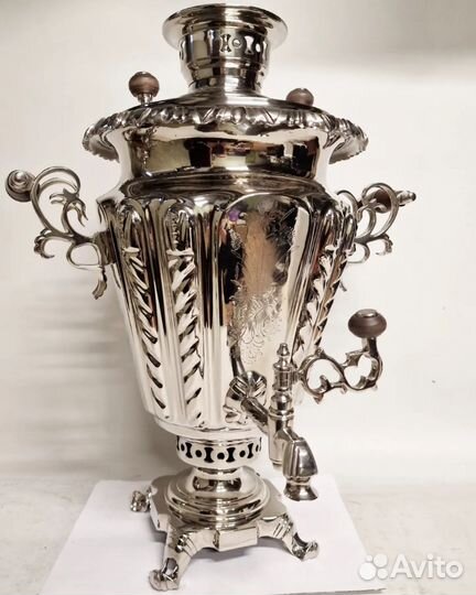 Самовар угольный старинный Рюмка Баташев