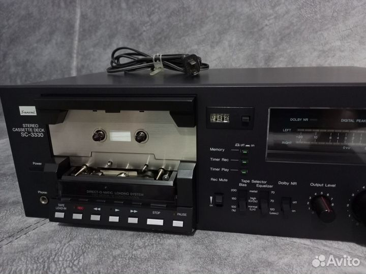 Кассетная дека sansui