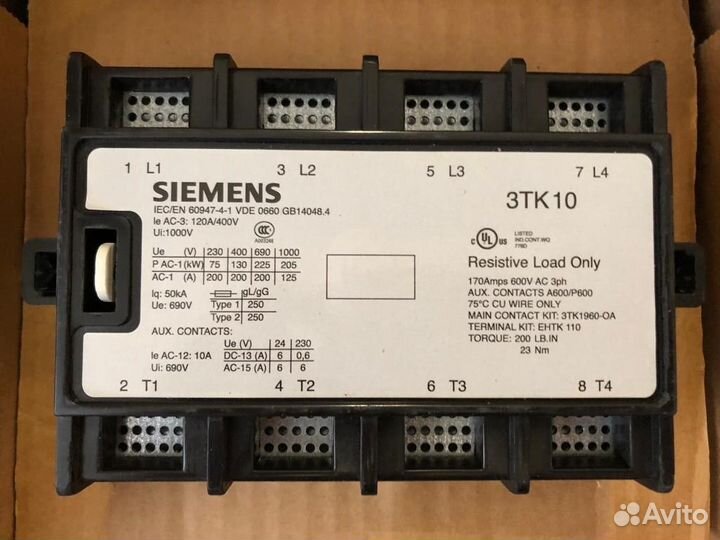 AC-1 контактор 3TK10 42-0AP0 siemens