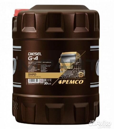 Масло моторное diesel G-4 SAE 15W-40