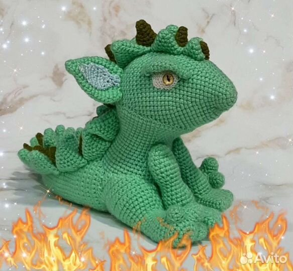 Вязаные игрушки дракон