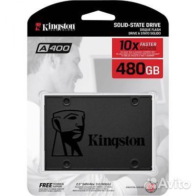 SSD Kingston 480GB A400 Новые Гарантия