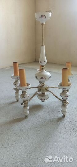 Люстра потолочная бу