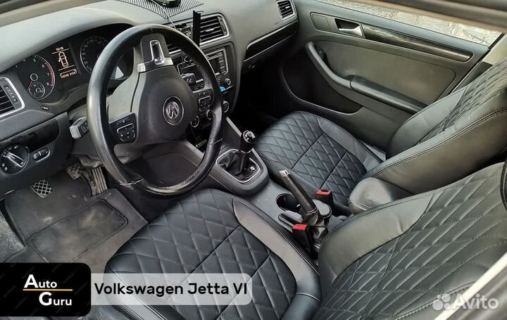 Авточехлы на Volkswagen Jetta 6 Highline каркасные