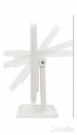 Зеркало настольное с подсветкой