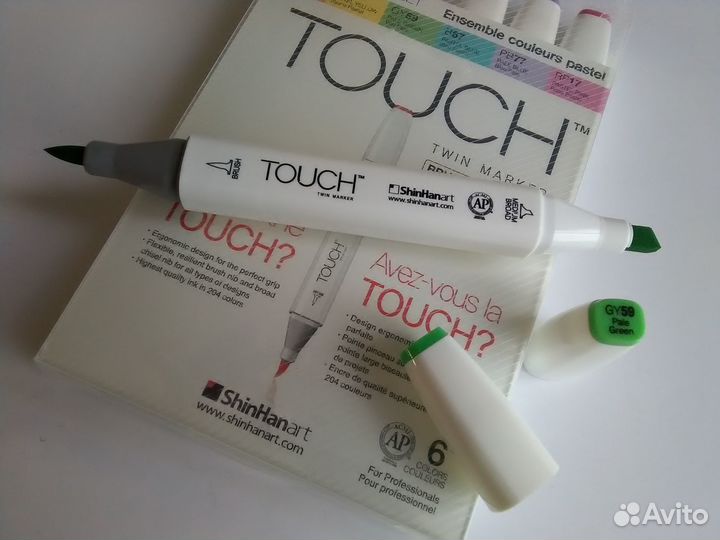 Touch Набор маркеров Brush пастельные тона