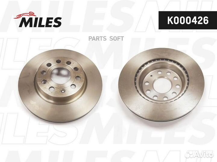Miles K000426 Диск тормозной audi A3 03/skoda octa