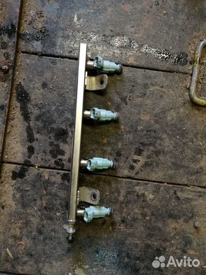 Kia Rio 3 Hyundai Solaris Рампа с форсунками