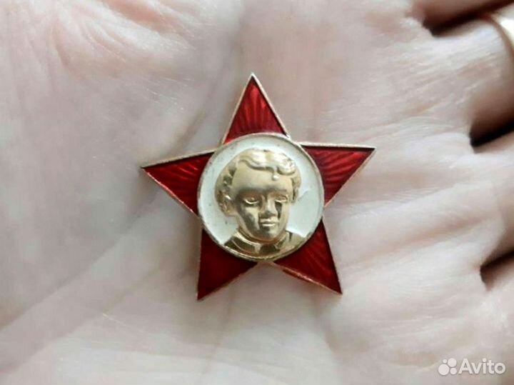 Значок октябренка СССР октябрятская звездочка