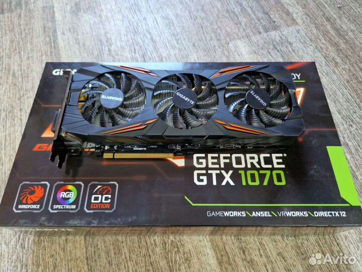 Видеокарта gtx 1070