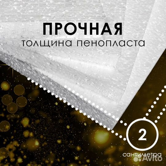 Фигура Ангел из пенопласта 20 см 10 шт