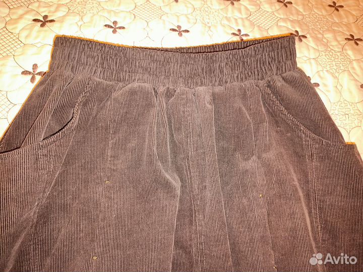 Юбка вельветовая