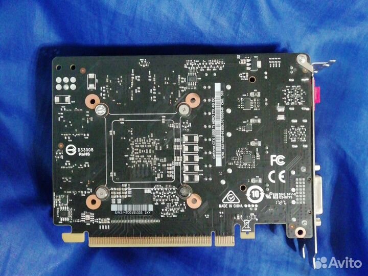 Видеокарта gtx 1050 ti 4gb msi