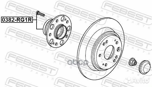 К-кт подшипника ступицы задней Honda Stepwgn 06