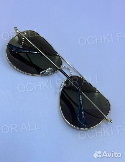 Очки рей бен модель 3026 авиаторы стекло