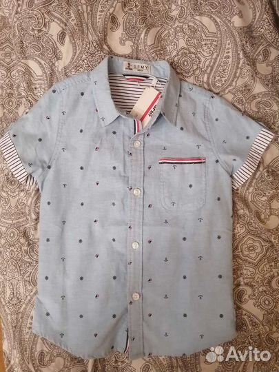 Рубашка на мальчика 110