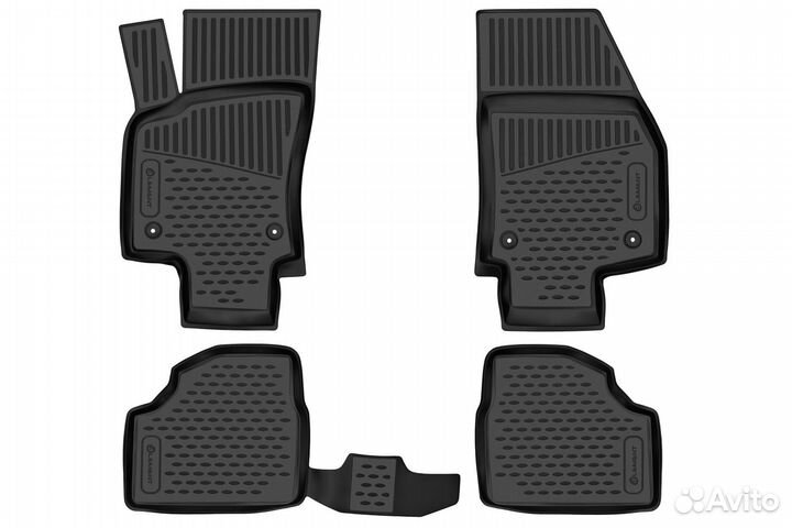 Коврики в салон opel Astra H 2004-2014, хб, 4 шт