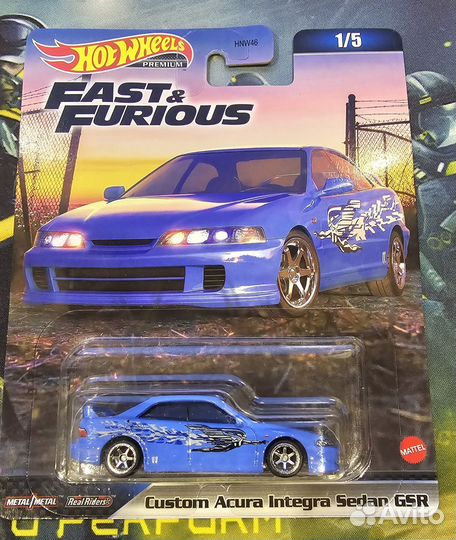 Hot Wheels Premium Fast & Furious Acura Integra