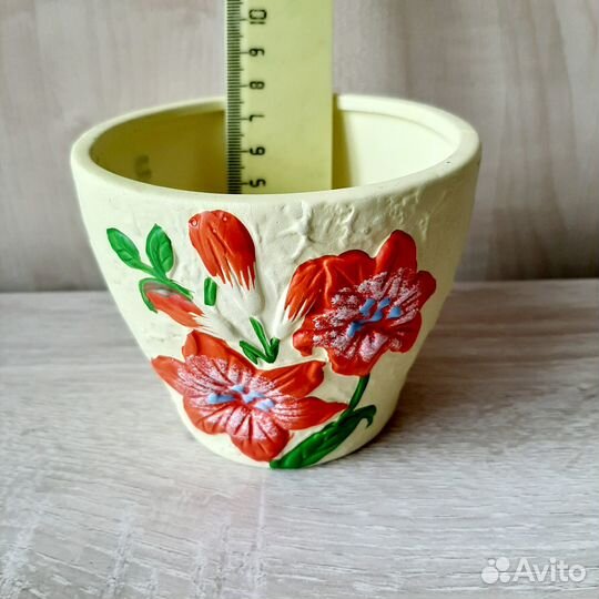 Кашпо горшки для цветов керамика пластиковые