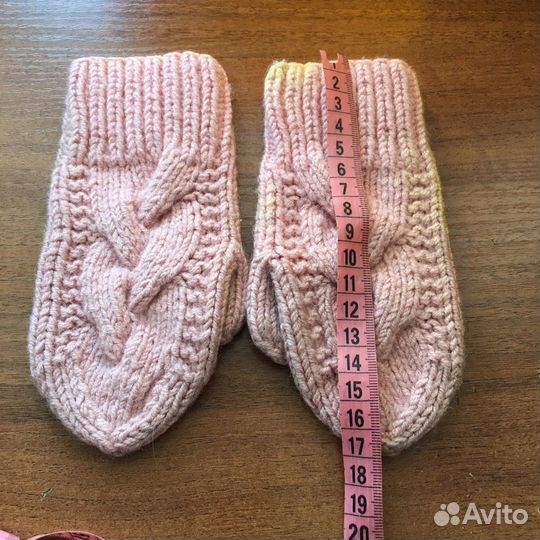 Шапка снуд варежки