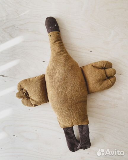 Гусь текстильный ручная работа игрушка