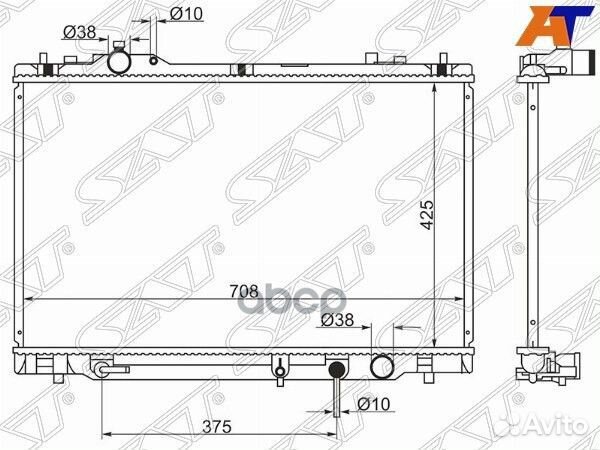 Радиатор Lexus LS460 09-17 / LS460L 06-09 / LS6