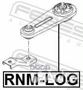 Подушка двигателя зад прав/лев renault logan