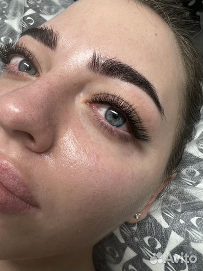 Наращивание ресниц на дому