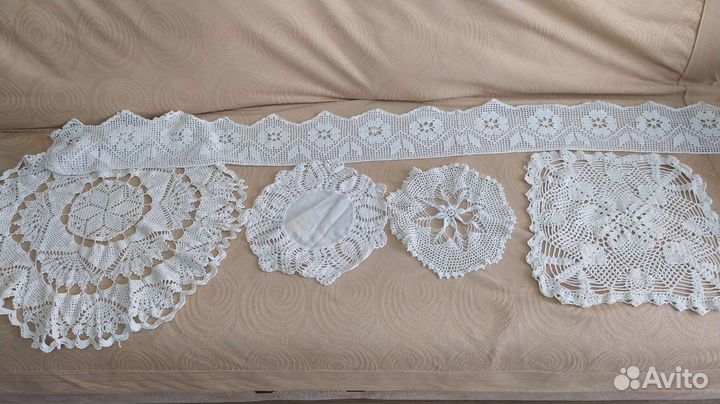 Салфетки, вязанные крючком