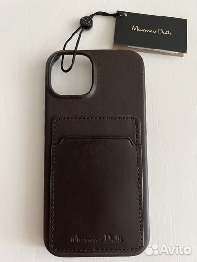 Massimo Dutti чехол из кожи iPhone 13/14