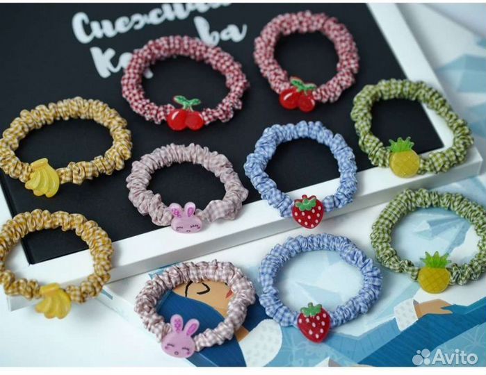 10 Наборов резинок для волос