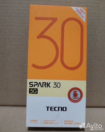 Tecno Spark 30 5G, 6/128 ГБ