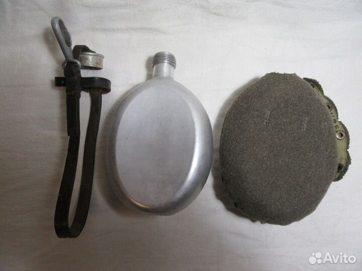 Немецкая фляга-бесстаканка на клеймах HRE38