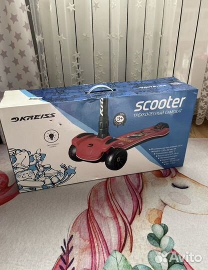 Самокат трехколесный kreiss